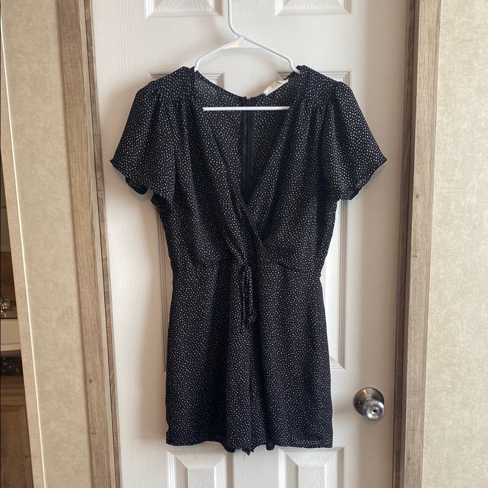 Alter’d State Black Polka Dot Romper